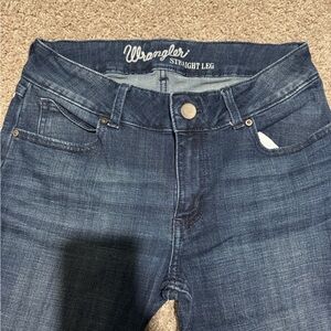 Wrangler Women's Straight Leg Jeans in Indigo Fade